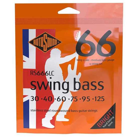 Bild på Rotosound Swing Bass 66 string set 6 stainless steel 30-125