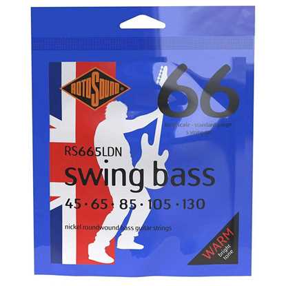 Bild på Rotosound Swing Bass 66 string set 5 nickel wound 45-130