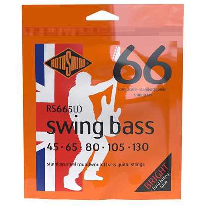 Bild på Rotosound Swing Bass 66 string set 5 stainless steel 45-130