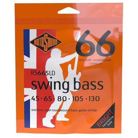 Bild på Rotosound Swing Bass 66 string set 5 stainless steel 45-130