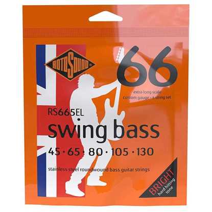 Bild på Rotosound Swing Bass 66 string set 5 stainless steel 45-130 extra long
