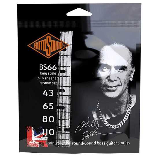 Bild på Rotosound Swing Bass 66 string set stainless steel 43-110 Billy Sheehan