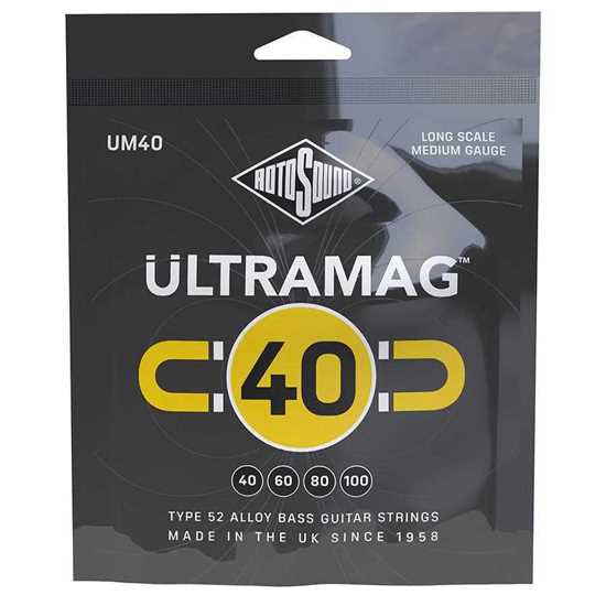 Bild på Rotosound Ultramag string set type 52 allow wound 40-100