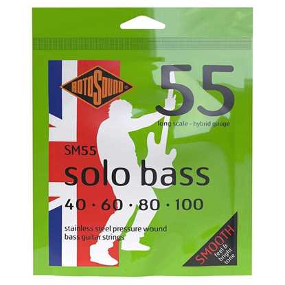 Bild på Rotosound Solo Bass 55 string set linea pressure wound 40-100