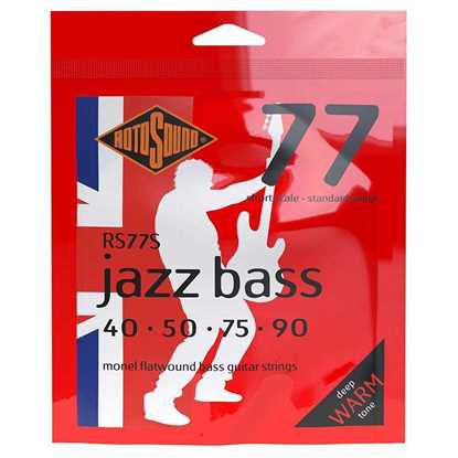 Bild på Rotosound Jazz Bass 77 string set monel flatwound 40-90