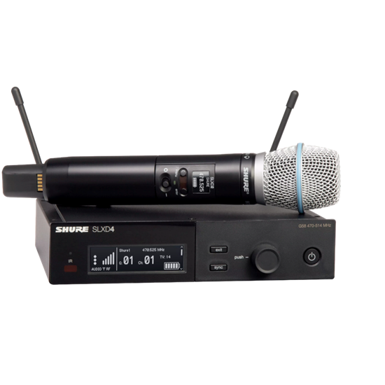 Bild på Shure SLXD24E/B87A Digital Wireless System H56 (518-562 MHz)