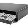 Bild på Adam Hall 87412 Keyboard 19" 2U Rack Drawer with keyboard outlet steel