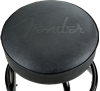 Bild på Fender Embossed Black Logo Barstool, Black/Black 30"