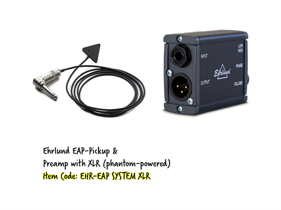Ehrlund EAP System XLR. Kit with EAP PickUp and EAP PreAmp XLR 48V ...