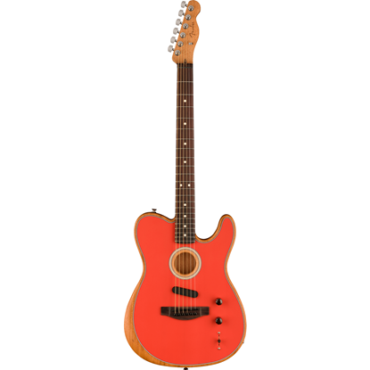 Bild på Fender Limited Edition Acoustasonic® Player Telecaster®  Rosewood Fingerboard Fiesta Red
