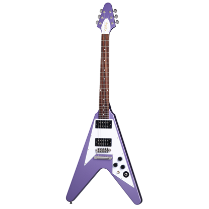 Bild på Epiphone Kirk Hammett 1979 Flying V Purple Metallic