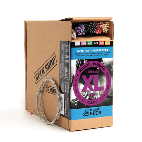 Bild på D'Addario EXL120-B25 (Bulk 25-set)