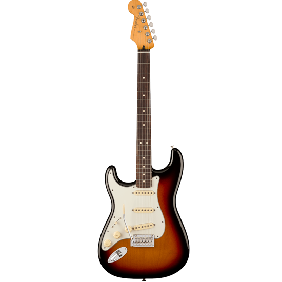 Bild på Fender Player II Stratocaster® Left-Hand, Rosewood Fingerboard, 3-Color Sunburst