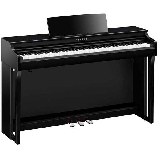 Bild på Yamaha CLP-825PE Polished Ebony (Cashbackkampanj )