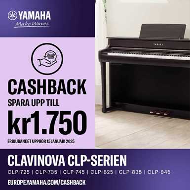 Yamaha Cashback kampanj!