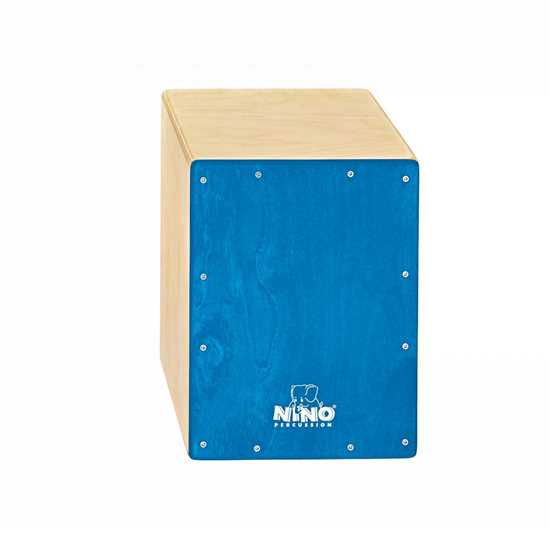 Bild på Nino Percussion NINO950B Cajon Birch 13'' Blue