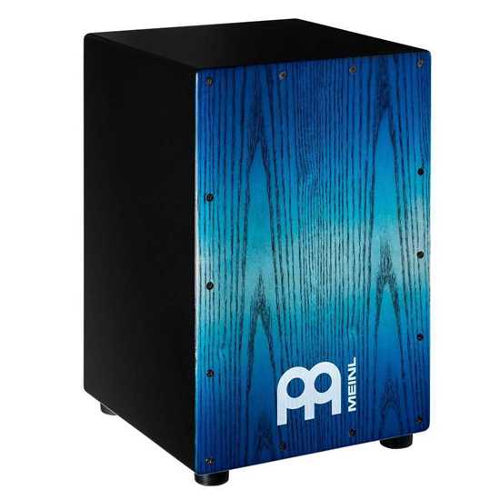 Bild på Meinl MCAJ100BK-PBF Headliner Snare Cajon Black Pacific Blue Fade