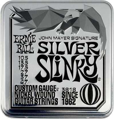 Bild på Ernie Ball 3818 John Mayer Silver Slinky Tin Pack