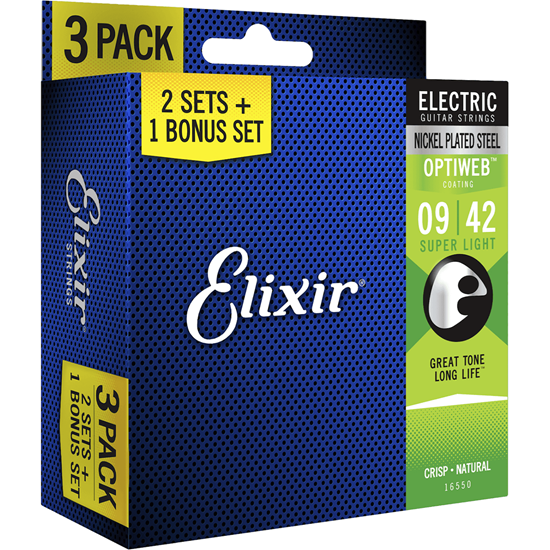 Bild på Elixir Optiweb 16550 Custom Light 009-046 3-pack