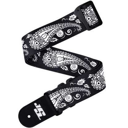 Bild på D'Addario Accessories 50JSSV17 Axelband Satriani 50 mm Woven Swivel -BK Paisley