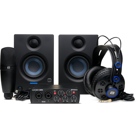 Bild på Presonus AudioBox USB 96 Complete Bundle Black