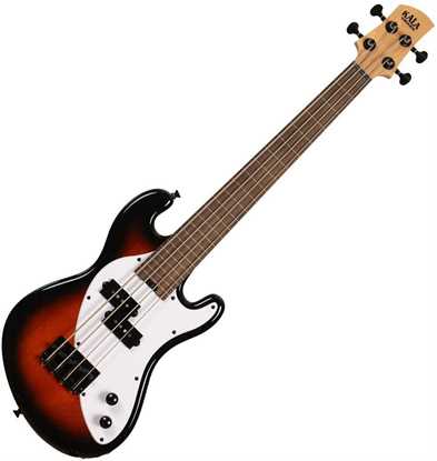 Bild på Kala U-Bass Solid Body 4-String Tobacco Burst Fretted