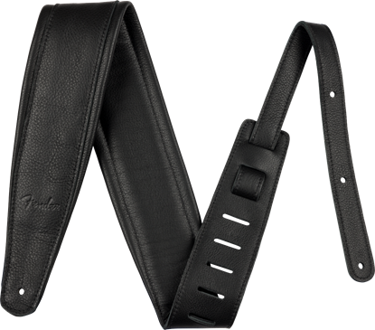 Bild på Fender  3.5" Premium Leather Strap Black