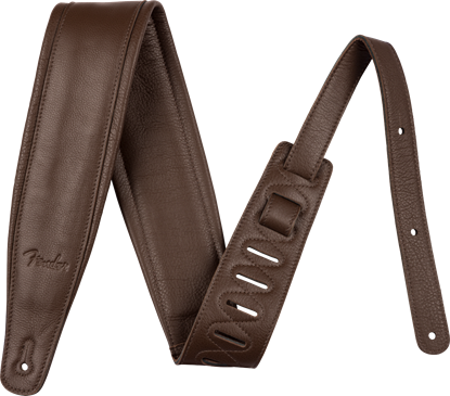 Bild på Fender  3.5" Premium Leather Strap Brown