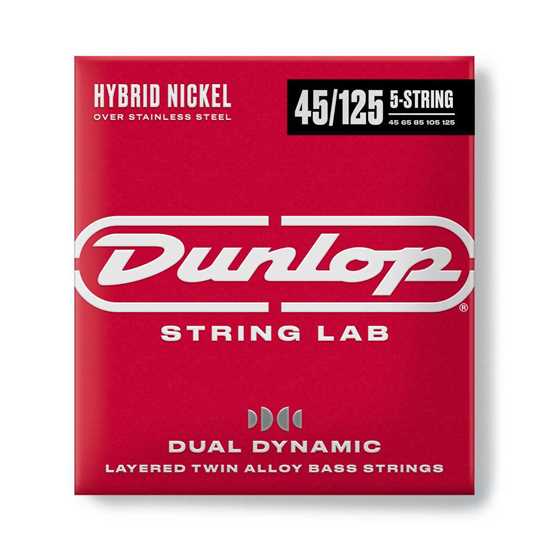 Bild på Dunlop DBHYN45125 Hybrid Nickel Bass Strings 5-String