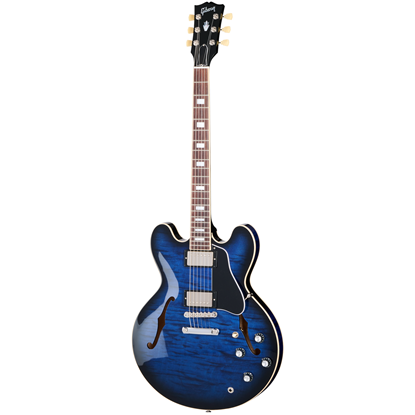 Bild på Gibson ES-335 Figured Deep Ocean Burst