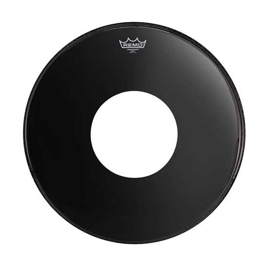 Bild på Remo Powerstroke 3 EBONY 20 Diameter 10 Center Hole