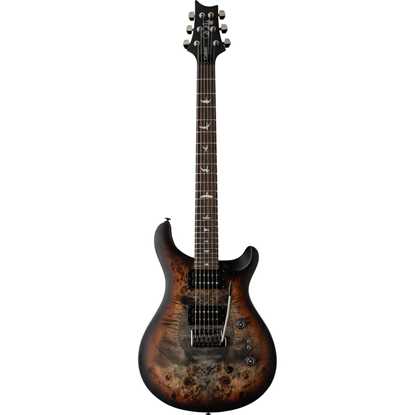 Bild på PRS SE Exotic Custom 24-08 Poplar Burl Charcoal Cherry Midnight Burst