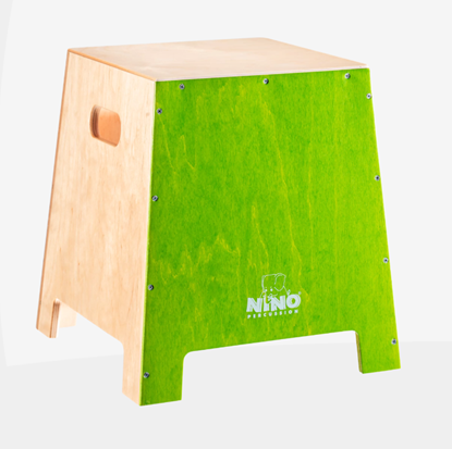Bild på Nino Percussion NINO990GR 17 3/4", Stackable Cajon Small, Green