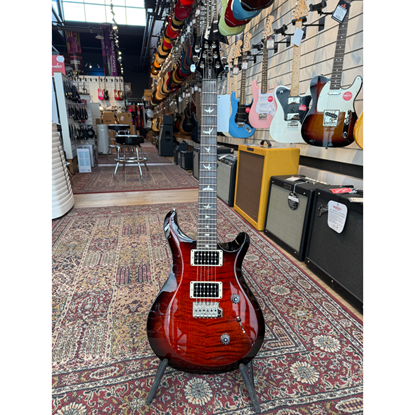 Bild på PRS S2 Custom 24 Fire Red Burst Beg