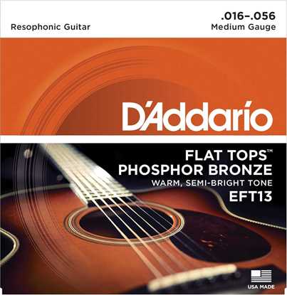 Bild på DAddario EFT13 Medium Resophonic guitar