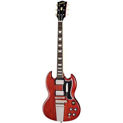 Bild på Epiphone 1964 SG Standard Reissue with Maestro Vibrola Cherry Red