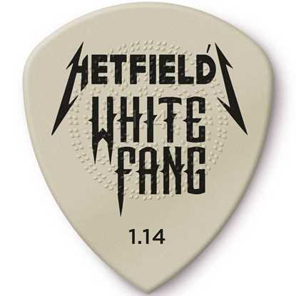 Dunlop Hetfields White Fang Custom Flow 1.14 Plektrum 6-pack