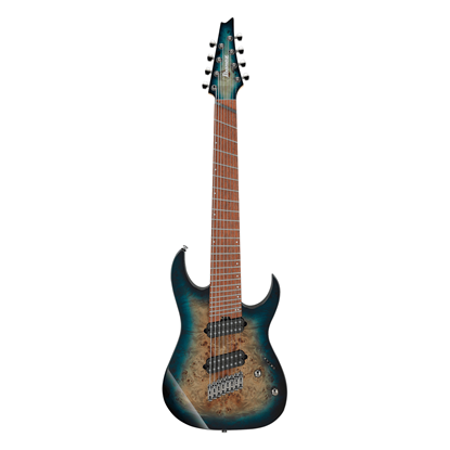 Bild på Ibanez RG Multi-scale Cosmic Blue Starburst - RGMS8PB-CBS