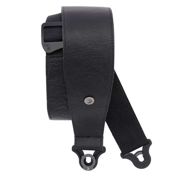 Bild på D'Addario Accessories Auto lock PW Comfort Leather strap 3''/76mm Black - 30BAL00