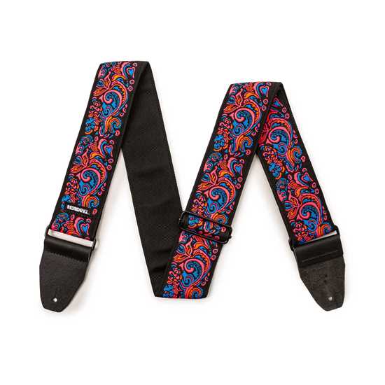 Bild på Dunlop JH28 Jimi Hendrix Blacklight Love Drops Pink Strap