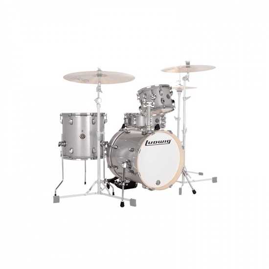 Bild på Ludwig Silver Sparkle Breakbeats – LC2797DIR