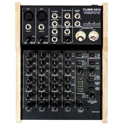 Bild på ART TUBEMIX 5-Channel Recording Mixer with USB and Assignable 12AX7 Tube