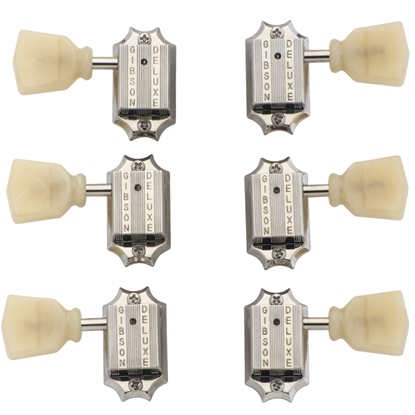 Bild på Gibson MH-050 Vintage Nickel Machine Heads, Yellow Buttons