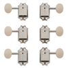 Bild på Gibson MH-060 Deluxe White Button Tuner Set, Vintage Nickel