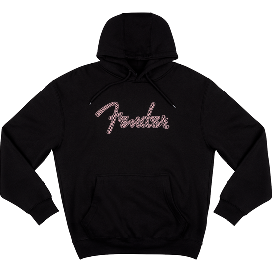 Bild på Fender® Spaghetti Logo Wavy Checker Hoodie, Pink Checker, XL