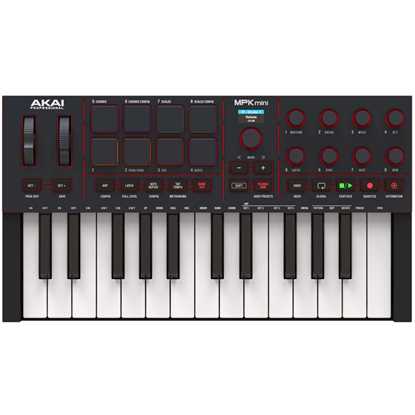 Akai MPK Mini IV Black midikeyboard usb-keyboard