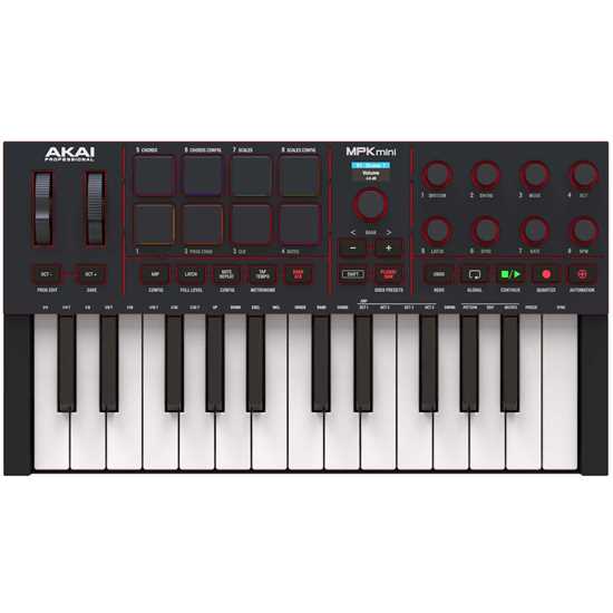 Akai MPK Mini IV Black midikeyboard usb-keyboard