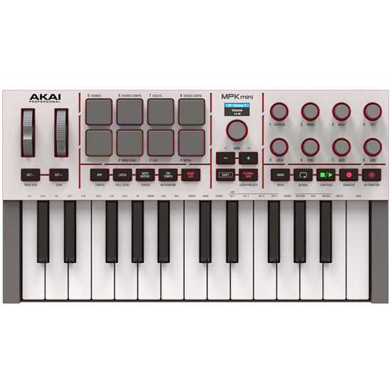 Akai MPK Mini IV Gray midikeyboard usb-keyboard