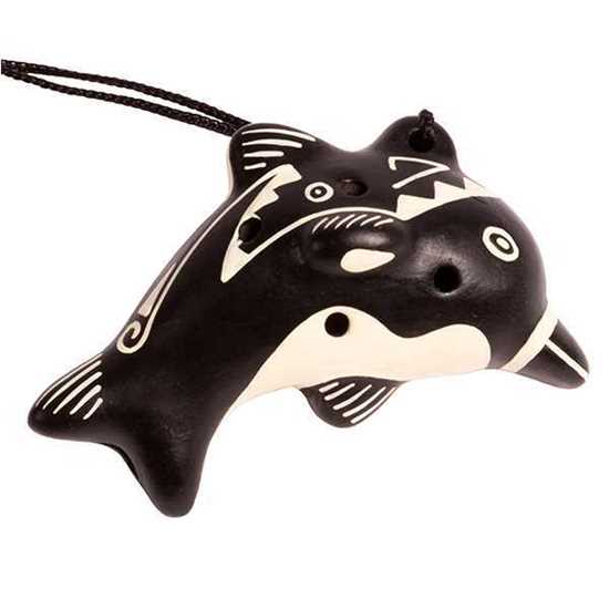 Bild på Afroton AOK 1881 Ocarina 8 cm Dolphin Peru