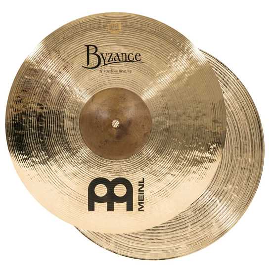 Bild på Meinl Byzance Polyphonic 15" Brilliant Heavy Hihat - B15POH-B